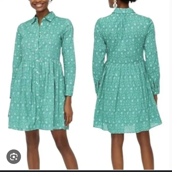 J. Crew Factory Paisley Dress with Pockets 4 - Picture 1 of 10